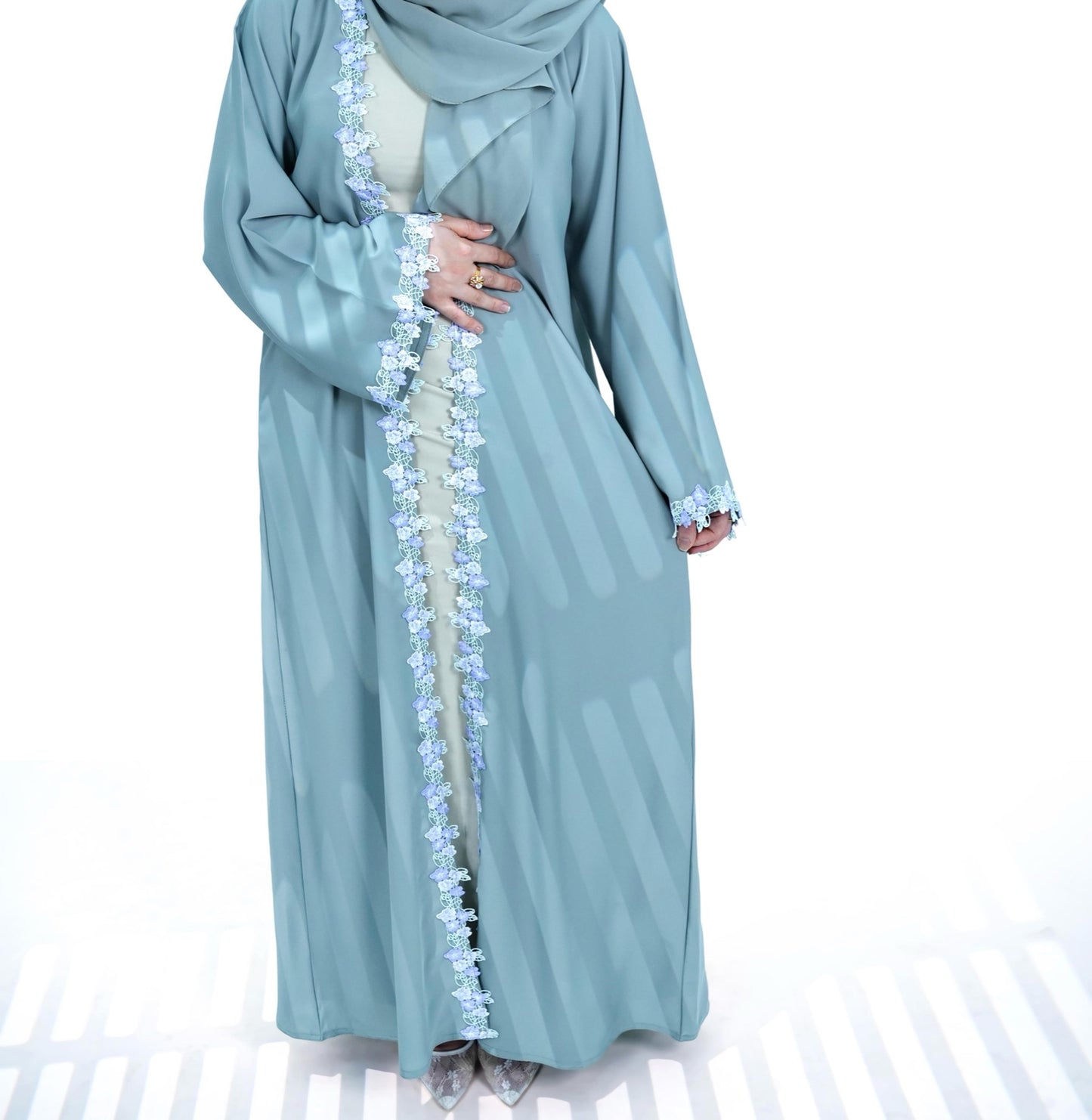 ' Luck Green ' Abaya