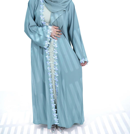 ' Luck Green ' Abaya