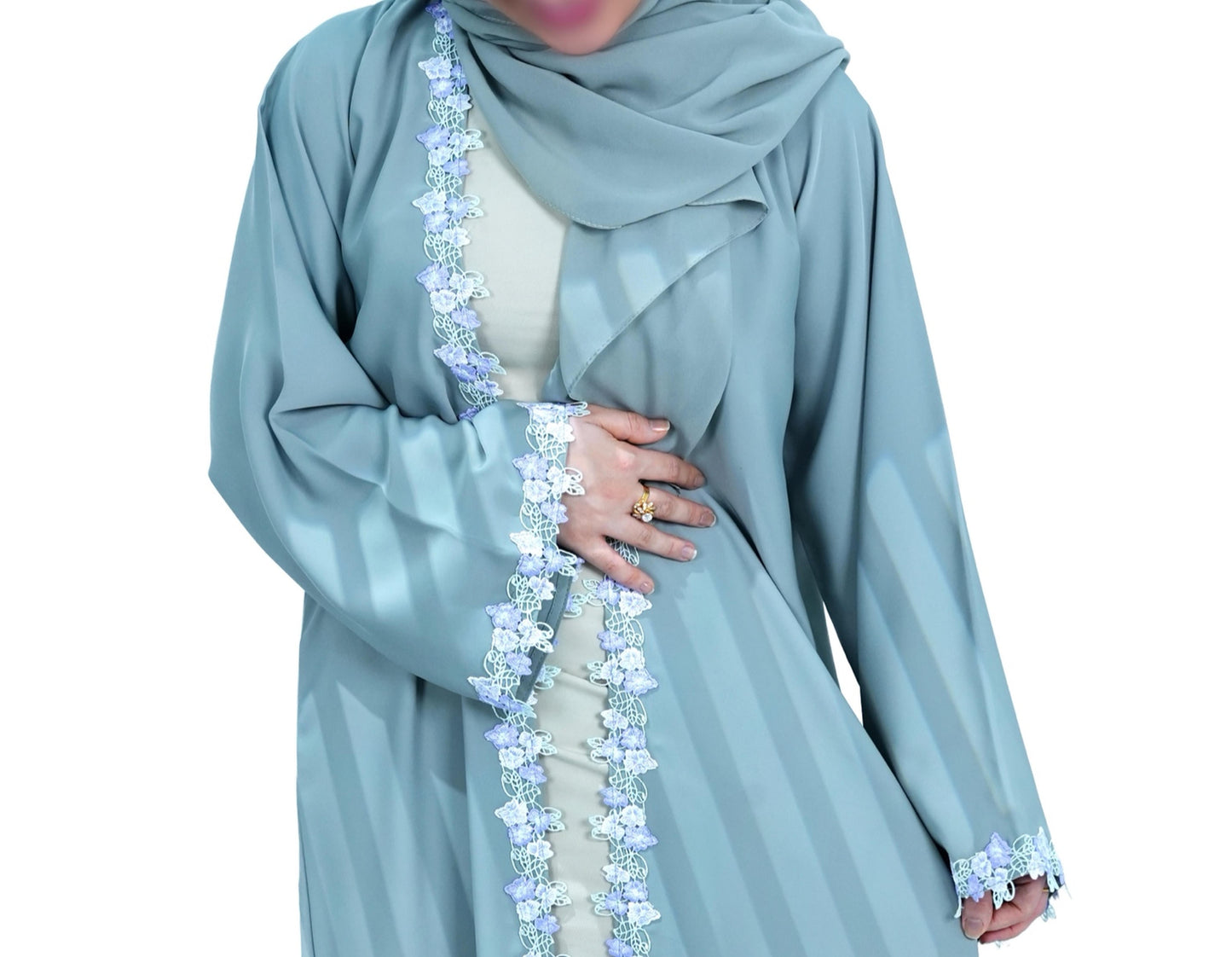 ' Luck Green ' Abaya